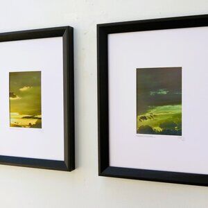 Pair of Framed Landscape Photography, Southwestern, Santa Fe/ Taos